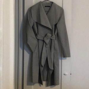 Grey trench size small